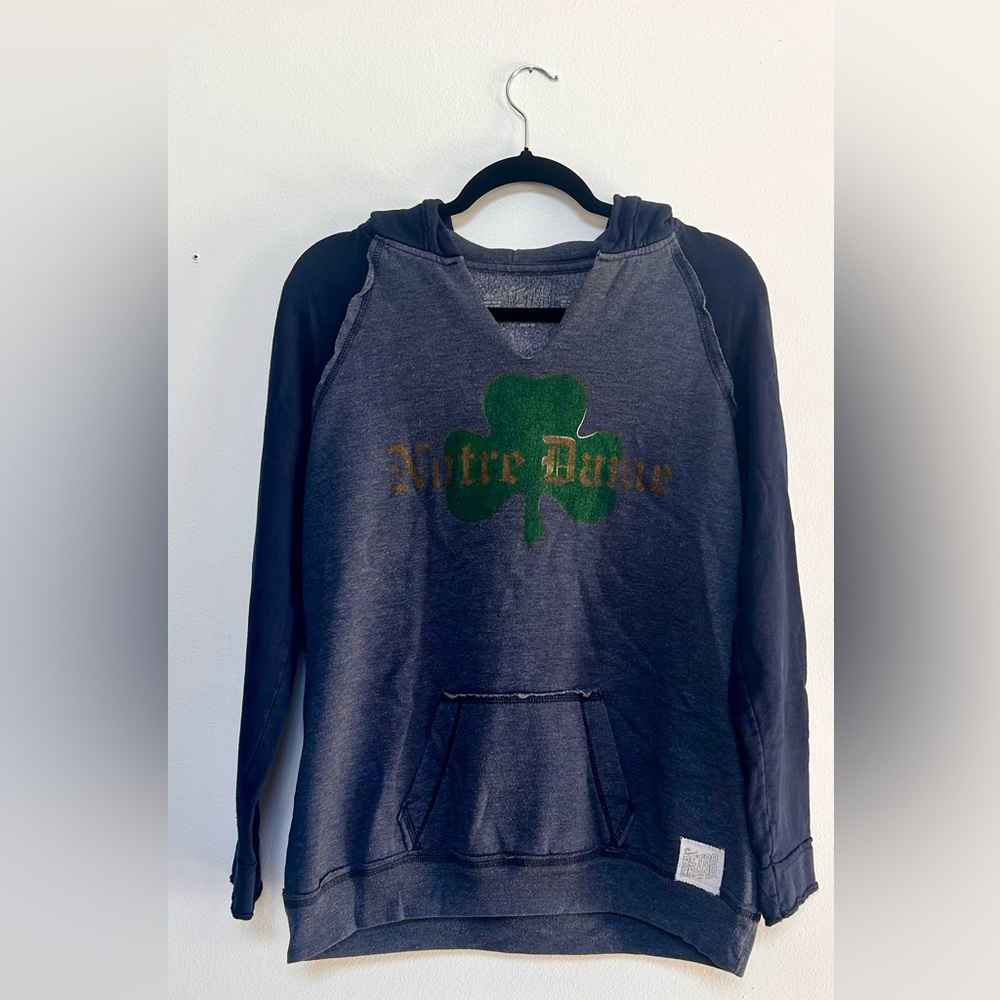 Notre Dame Shamrock Hoodie | Retro Brand | Vintage Look